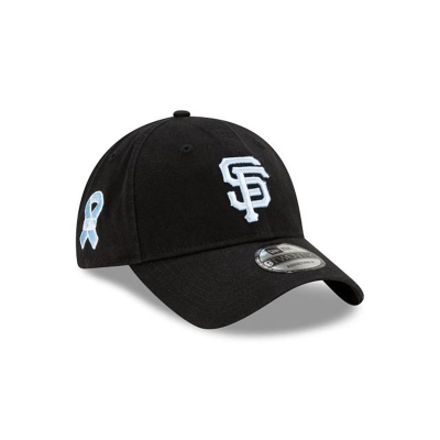 Black San Francisco Giants Hat - New Era MLB Father's Day 9TWENTY Adjustable Caps USA0184729